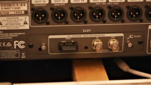 studio la boîte à meuh -Behringer x-madi